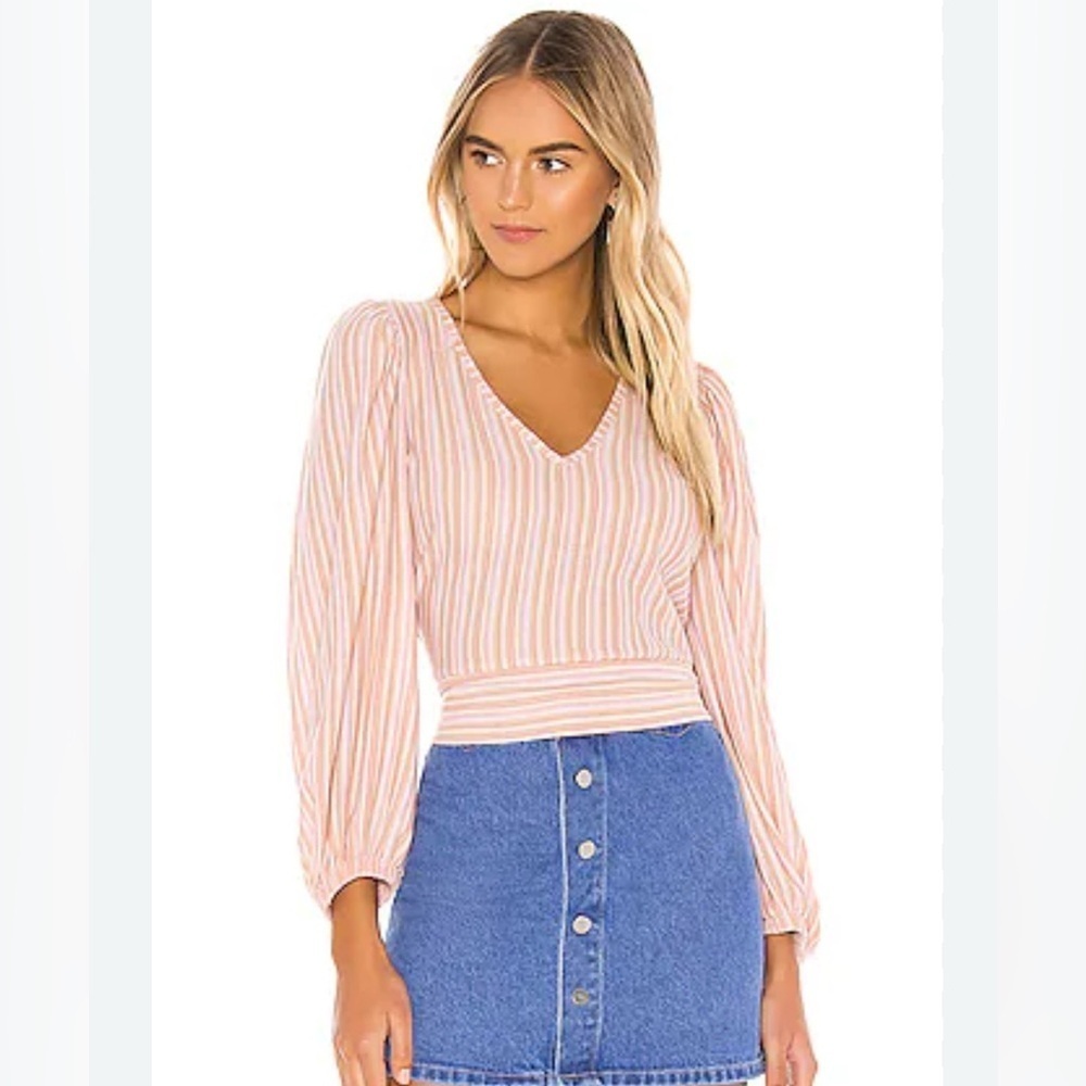 Free People Autumn Nights top shirt blouse small indie core boho fancy summer